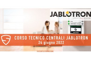 Jablotron programmazione centrali: iscriviti al corso 